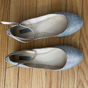 Betsy Johnson sparkly flats 9.5
